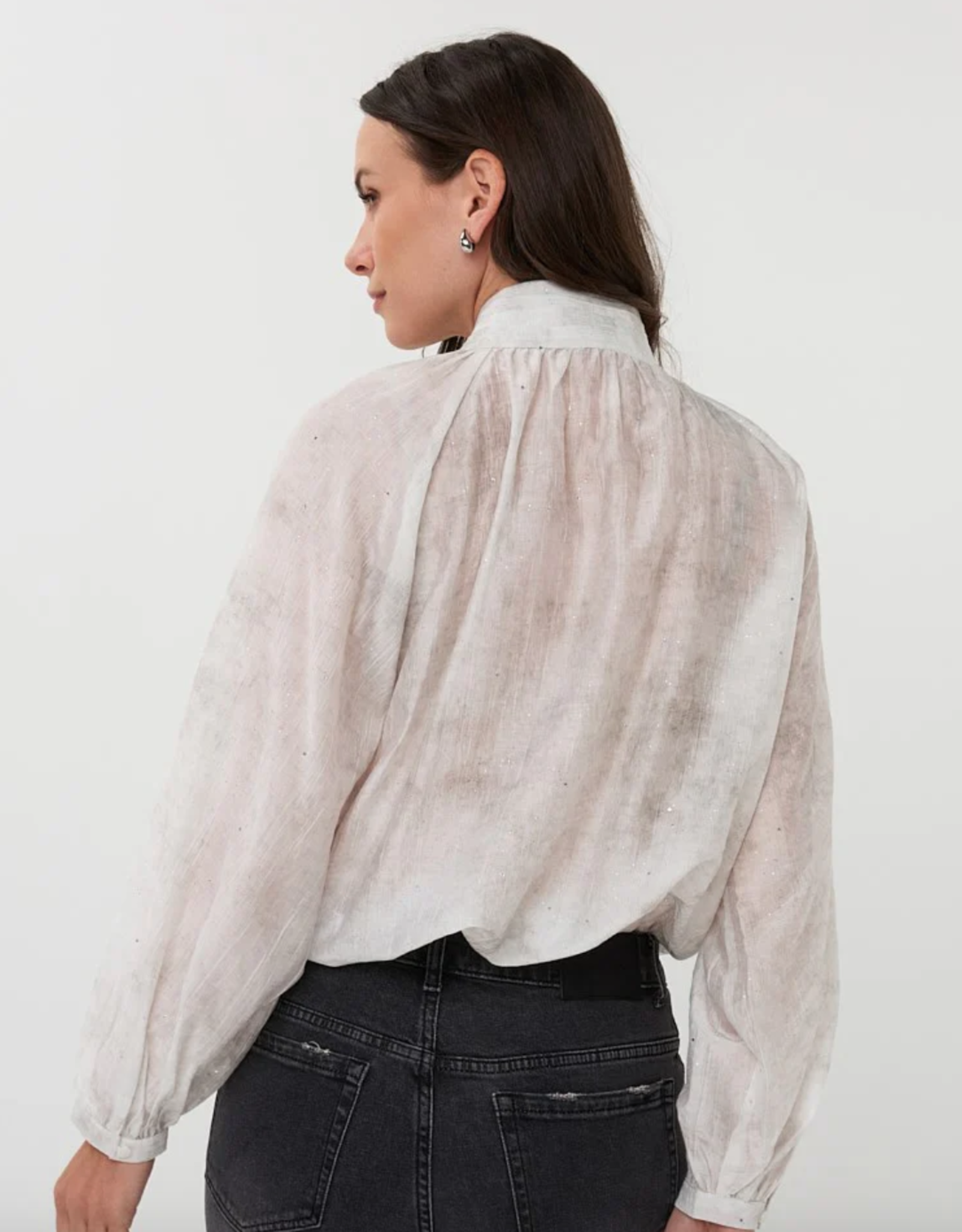 Esqualo Esqualo - F2514510 Blouse Raglan Shawl Collar FW25