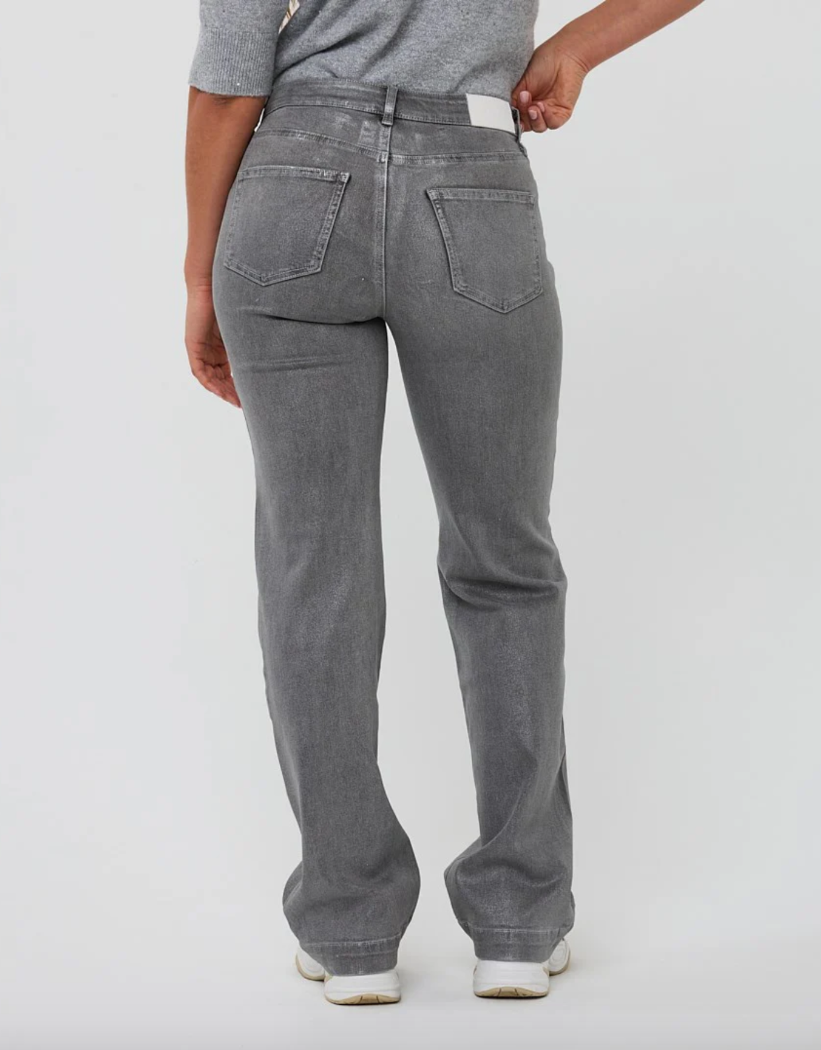 Esqualo Esqualo - F2512507 Trousers Straight Metallic FW25