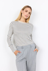 Soya Concept Soya Concept- 33682-40  knitted striped sweater FW25