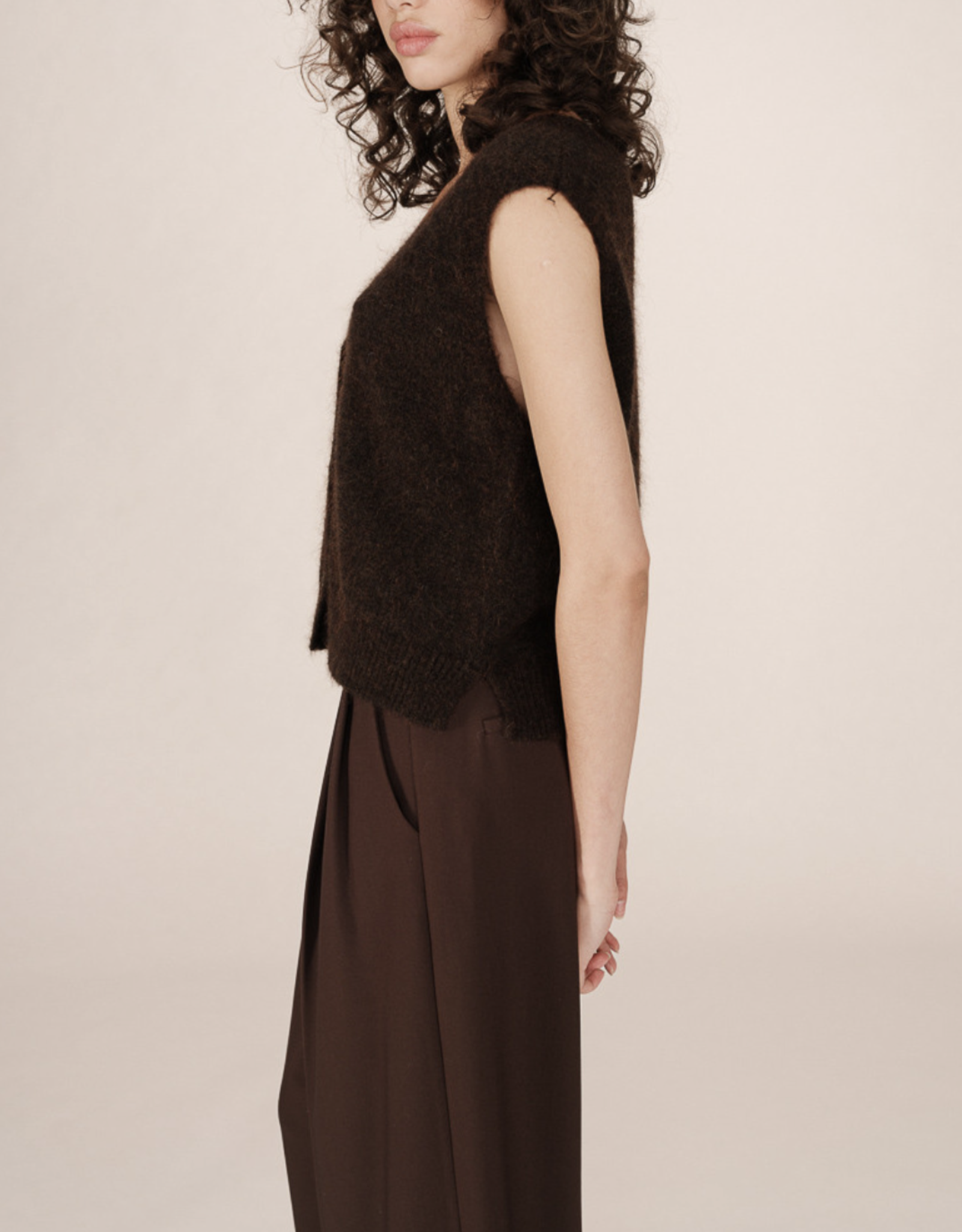Grace & Mila Grace & Mila - Santa Cardigan (Chocolat)  FW25