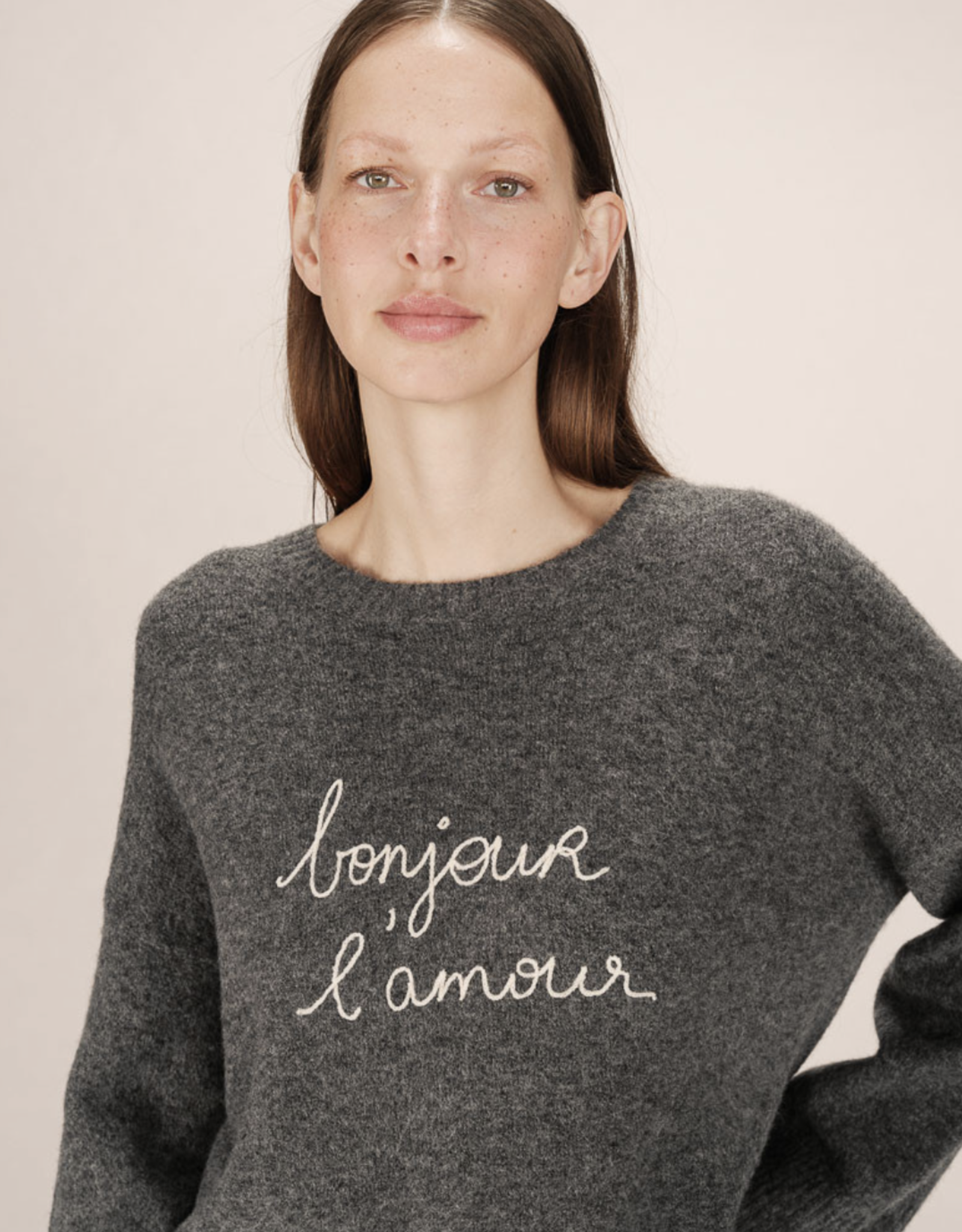 Grace & Mila Grace & Mila - Saints Sweater Anthracite FW25