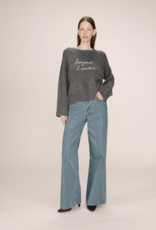 Grace & Mila Grace & Mila - Saints Sweater Anthracite FW25 Grace & Mila Grace & Mila - Saints Sweater Anthracite FW25