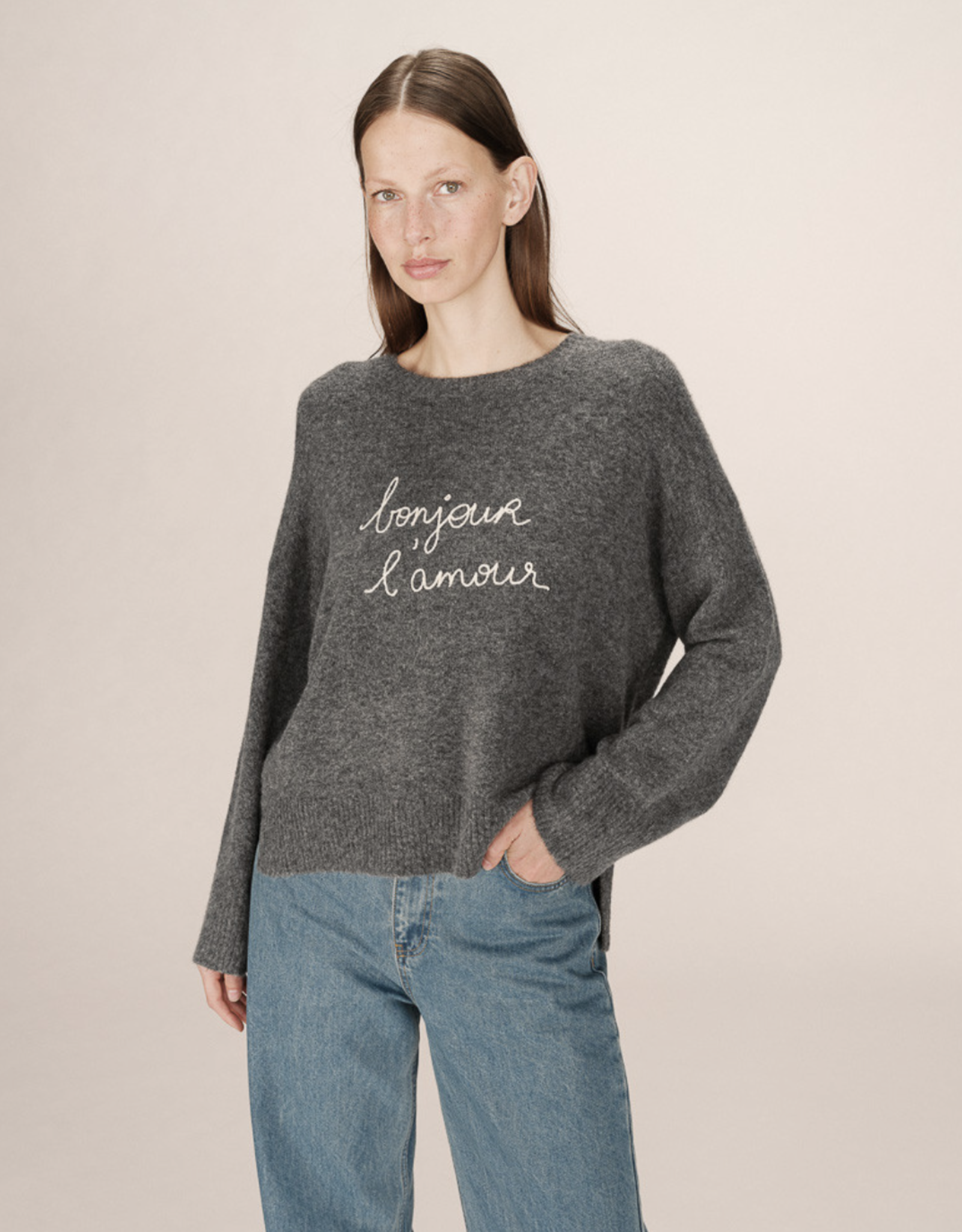 Grace & Mila Grace & Mila - Saints Chandail Anthracite FW25