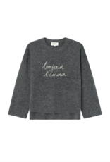 Grace & Mila Grace & Mila - Saints Sweater Anthracite FW25 Grace & Mila Grace & Mila - Saints Sweater Anthracite FW25