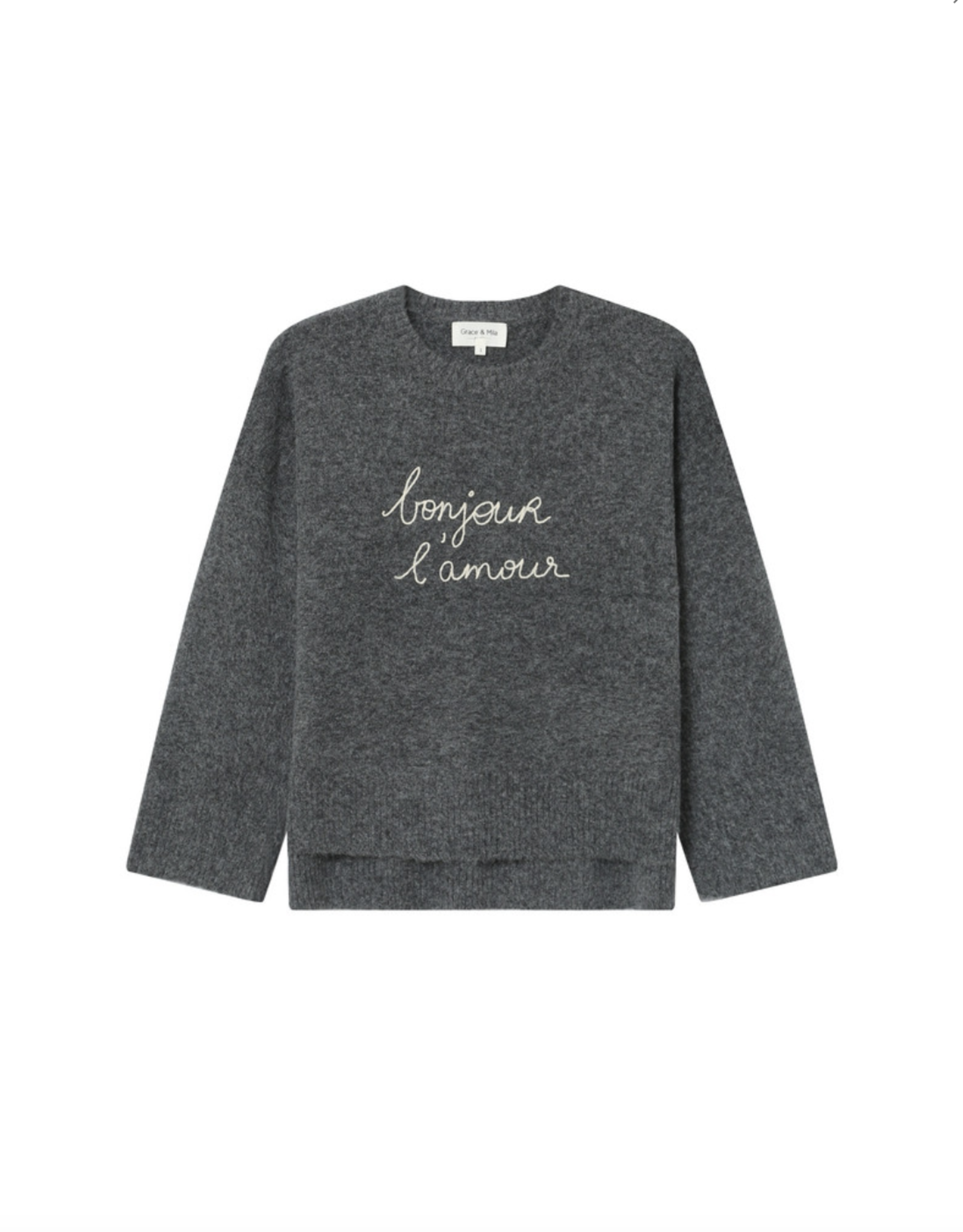 Grace & Mila Grace & Mila - Saints Sweater Anthracite FW25