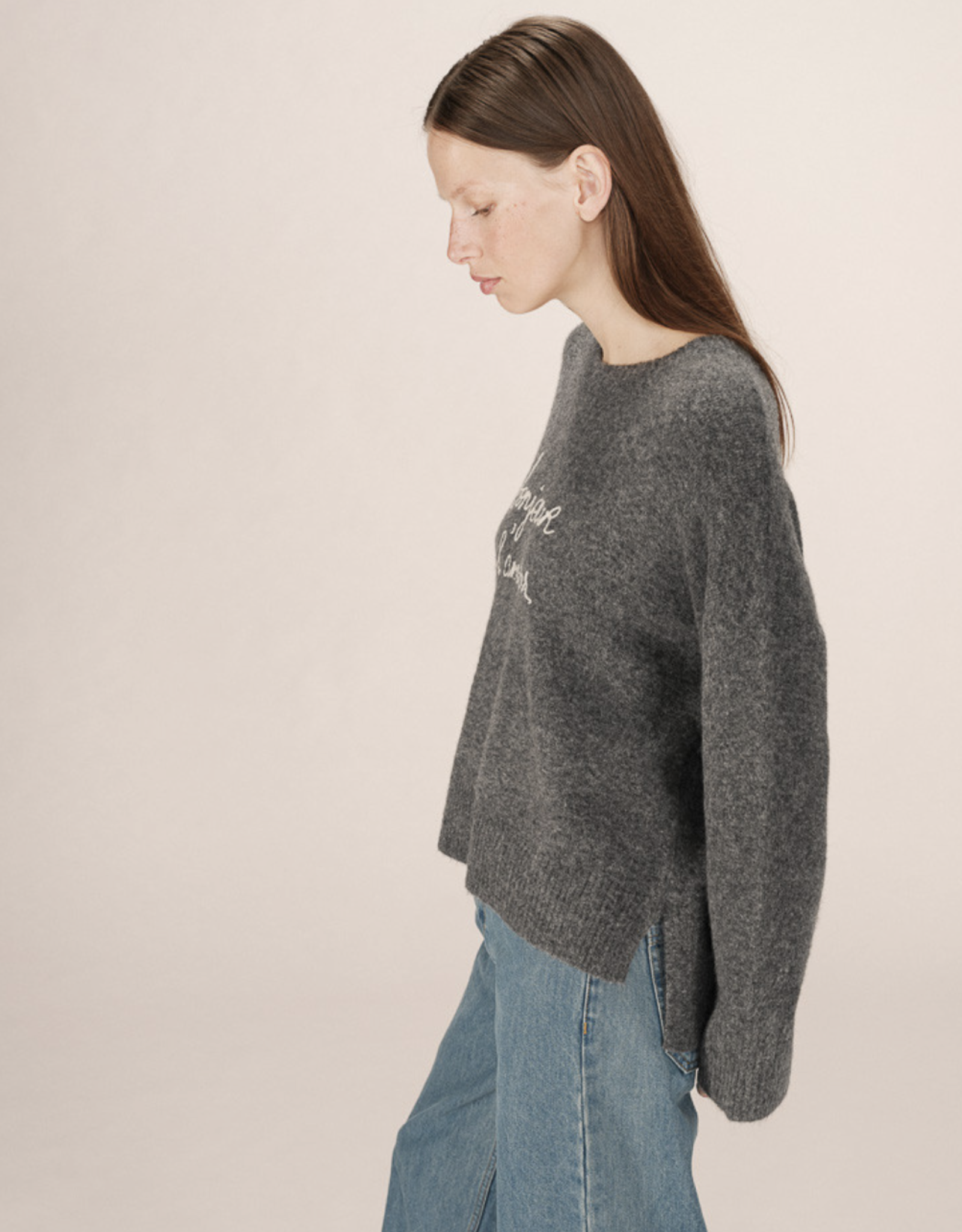 Grace & Mila Grace & Mila - Saints Sweater Anthracite FW25