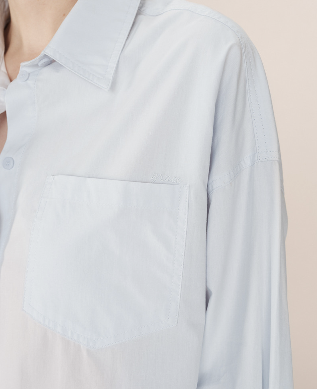 Grace & Mila Grace & Mila - Sira Shirt bleuet  FW25