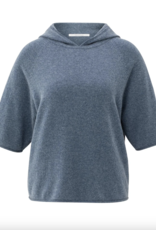 Yaya Yaya - 01000486 Short Sleeve Knitted Hoody FW25