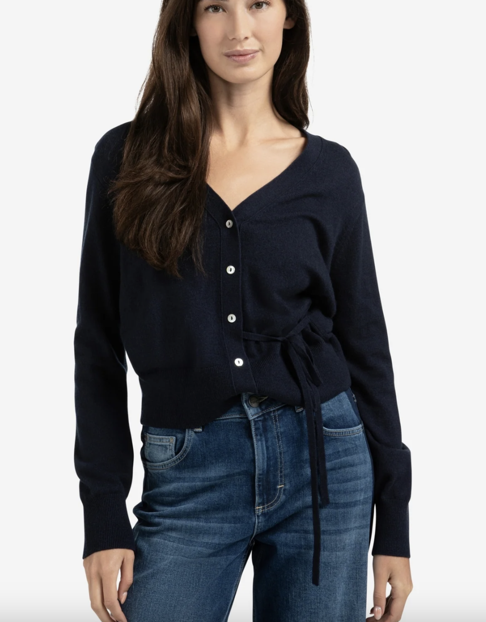 Yaya Yaya - 01010122 Cardigan with Strap bow FW25