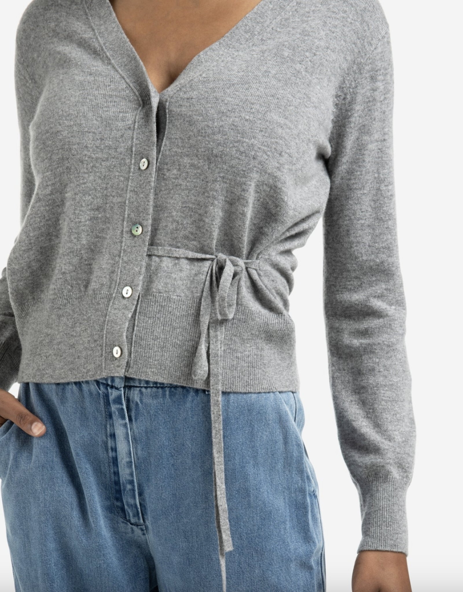 Yaya Yaya - 01010122 Cardigan with Strap bow FW25
