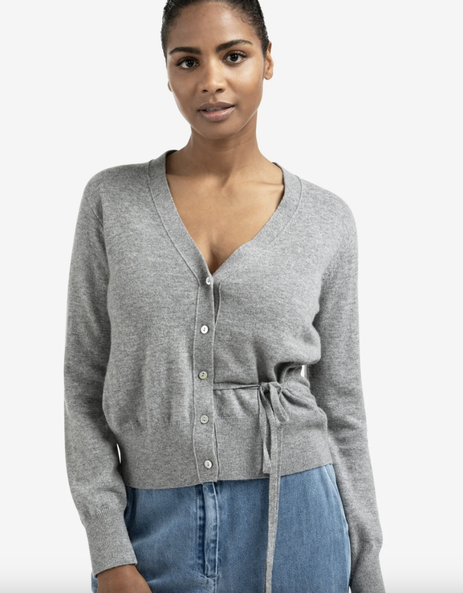 Yaya Yaya - 01010122 Cardigan with Strap bow FW25