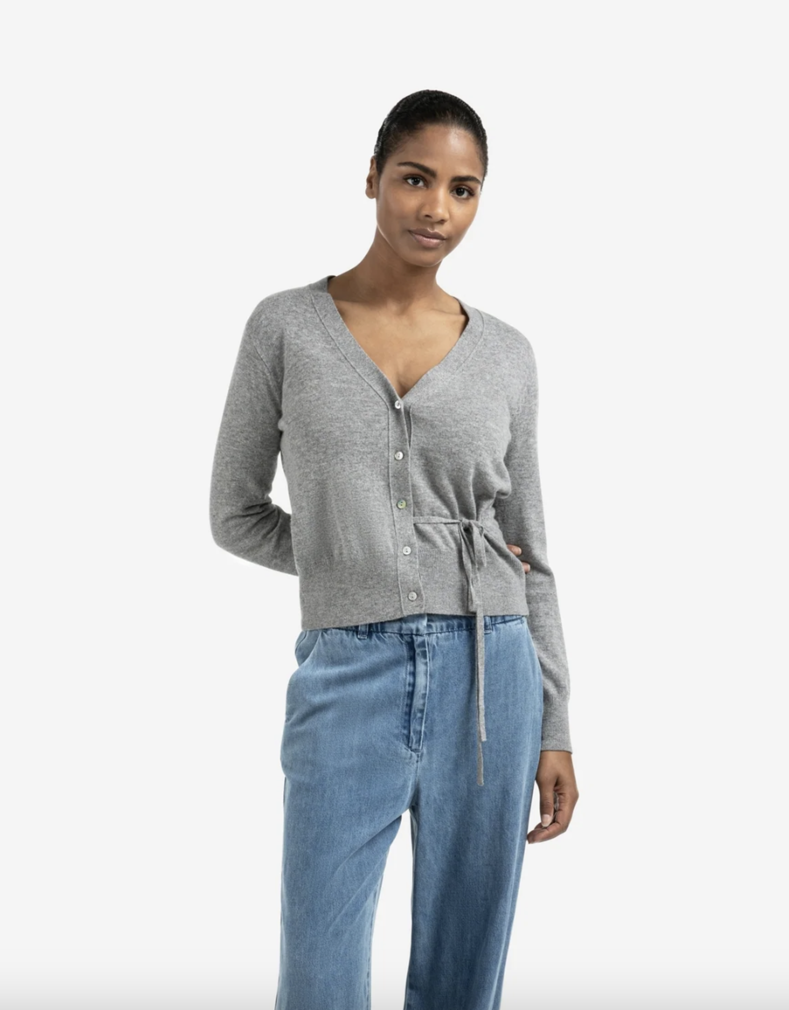 Yaya Yaya - 01010122 Cardigan with Strap bow FW25