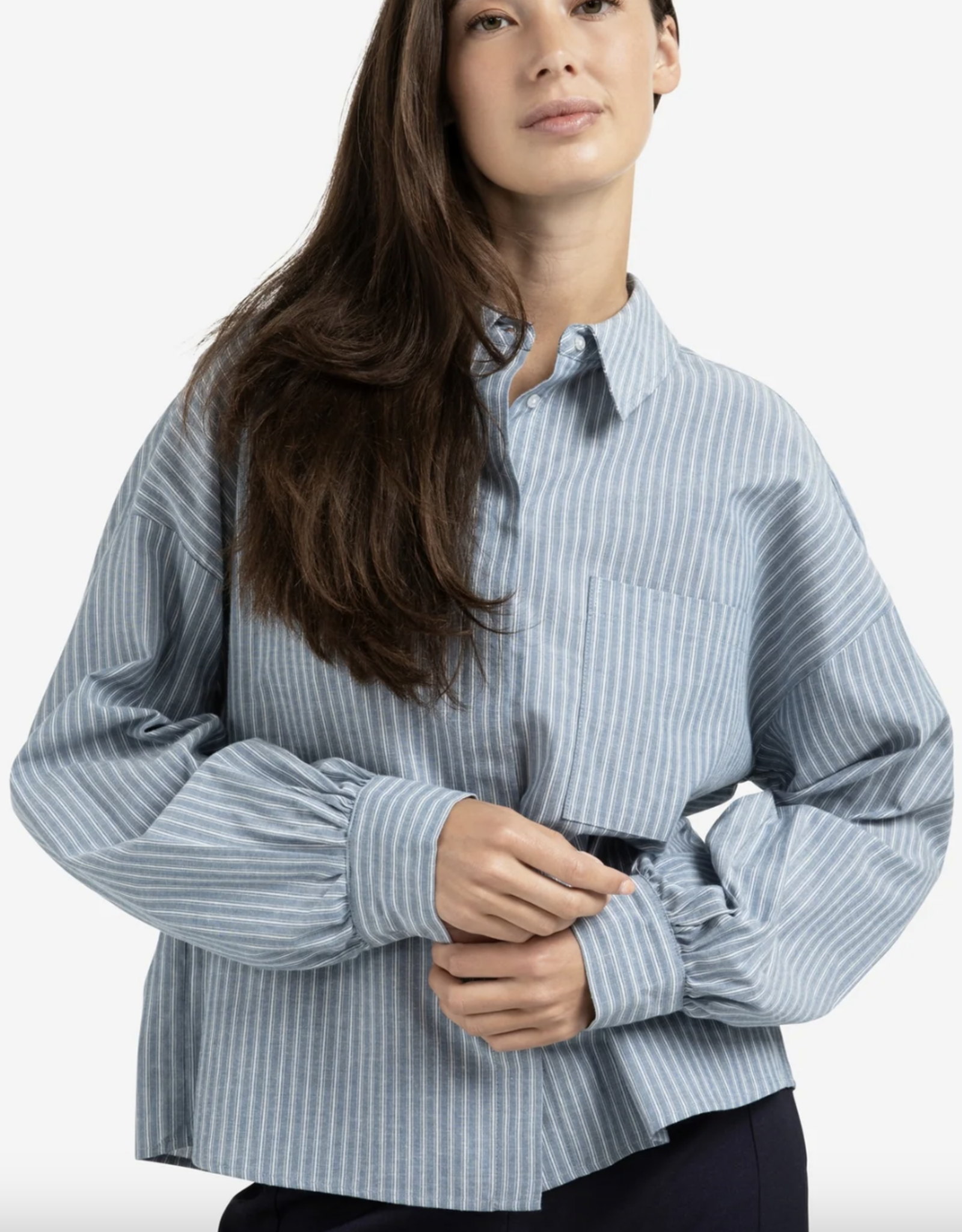 Yaya Yaya - 01201178 Blouse rayée avec poches FW25