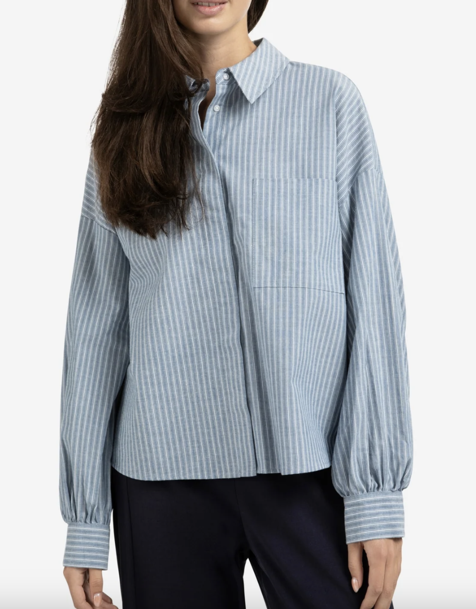 Yaya Yaya - 01201178 Blouse rayée avec poches FW25