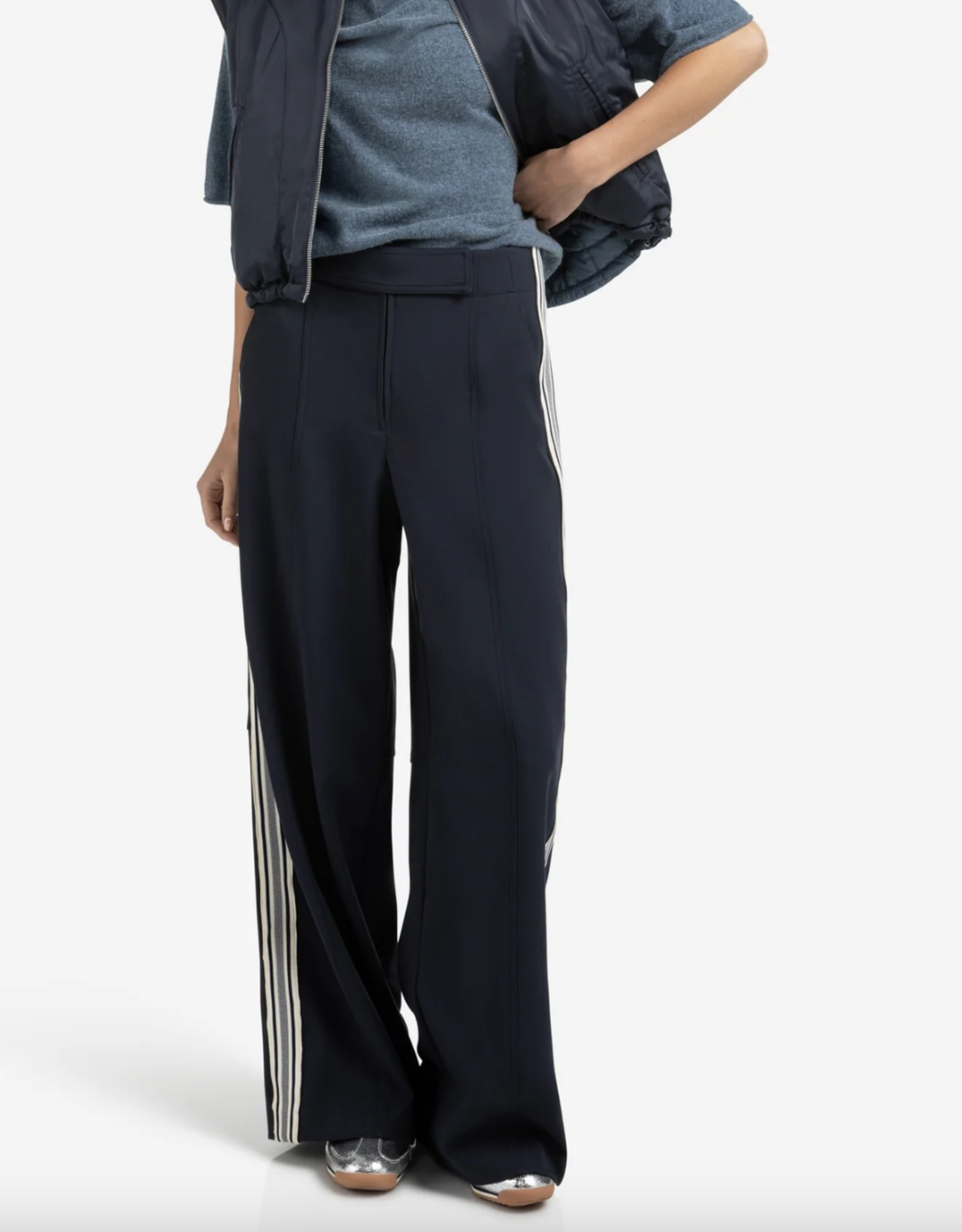 Yaya Yaya - 01301215 Pantalon taille haute jambes larges FW25