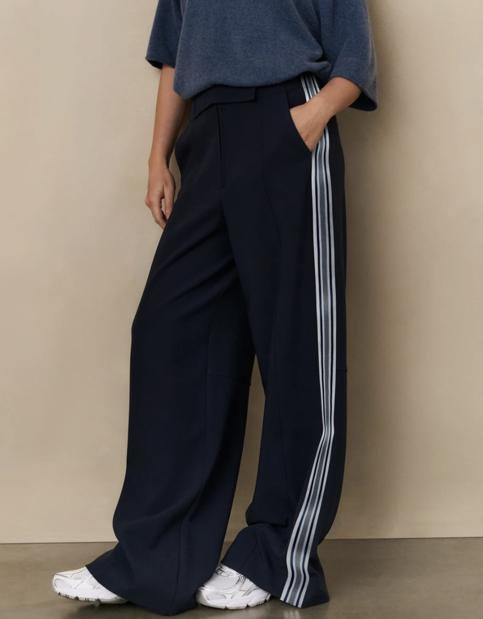 Yaya Yaya - 01301215 Pantalon taille haute jambes larges FW25