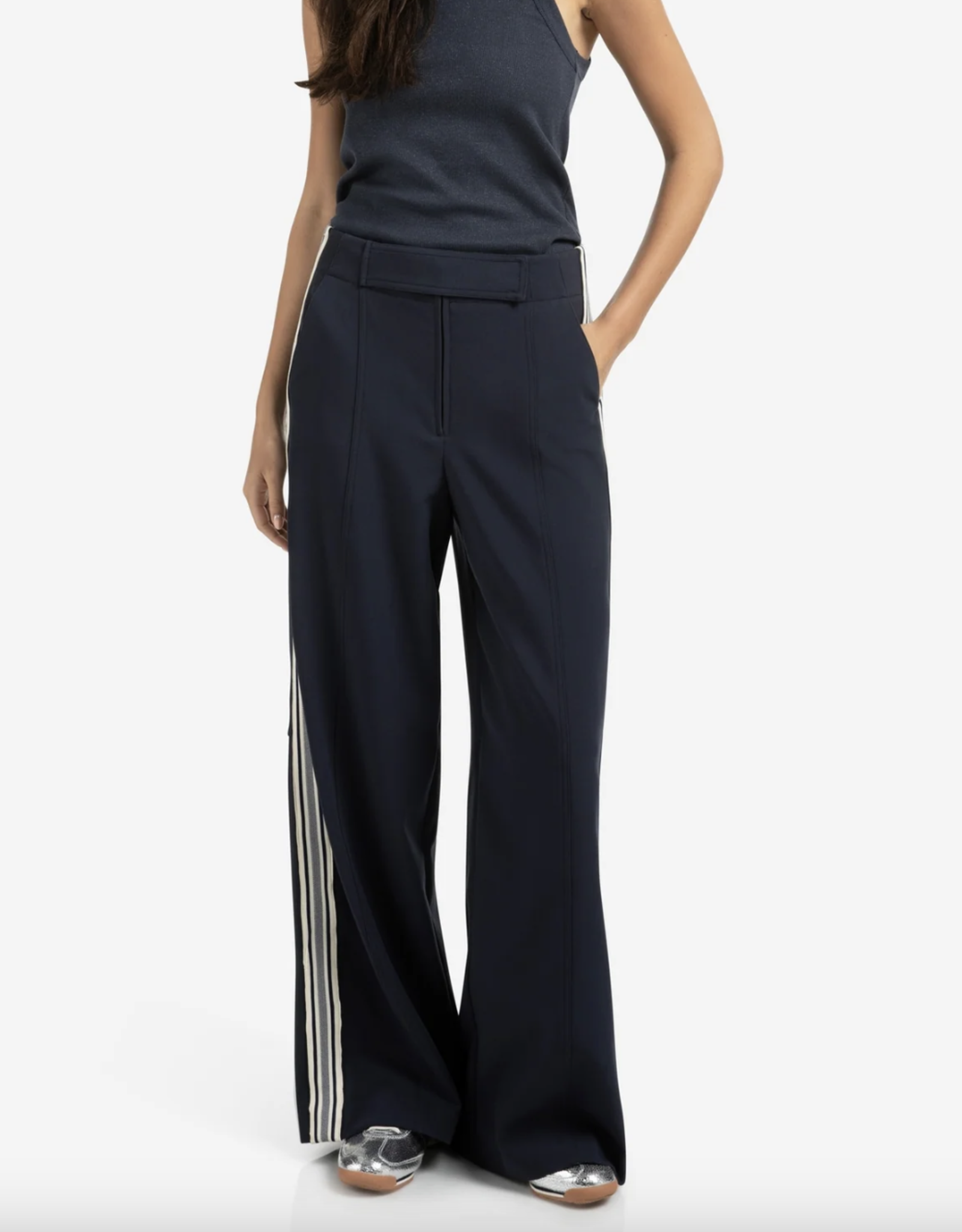 Yaya Yaya - 01301215 Pantalon taille haute jambes larges FW25