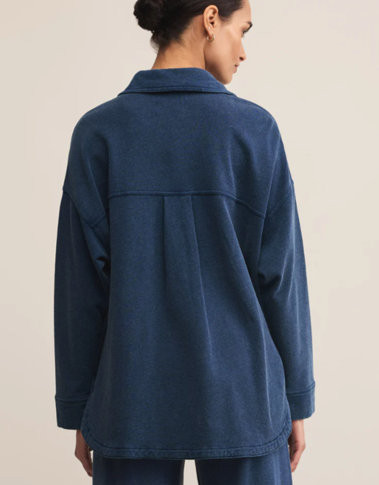 Z Supply Z Supply - ZJ253868 All Day Knit Denim Jacket FW25