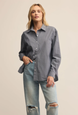 Z Supply Z Supply - ZT253416 Seaport  Poplin chemise rayée FW25