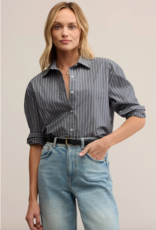 Z Supply Z Supply - ZT253416 Seaport  Poplin chemise rayée FW25