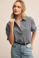 Z Supply Z Supply - ZT253416 Seaport  Poplin chemise rayée FW25