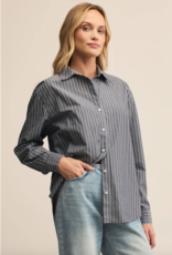 Z Supply Z Supply - ZT253416 Seaport  Poplin chemise rayée FW25