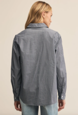 Z Supply Z Supply - ZT253416 Seaport  Poplin chemise rayée FW25
