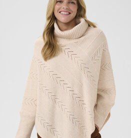 Cream Cream - CRHoliday  Poncho  Col roulé FW25