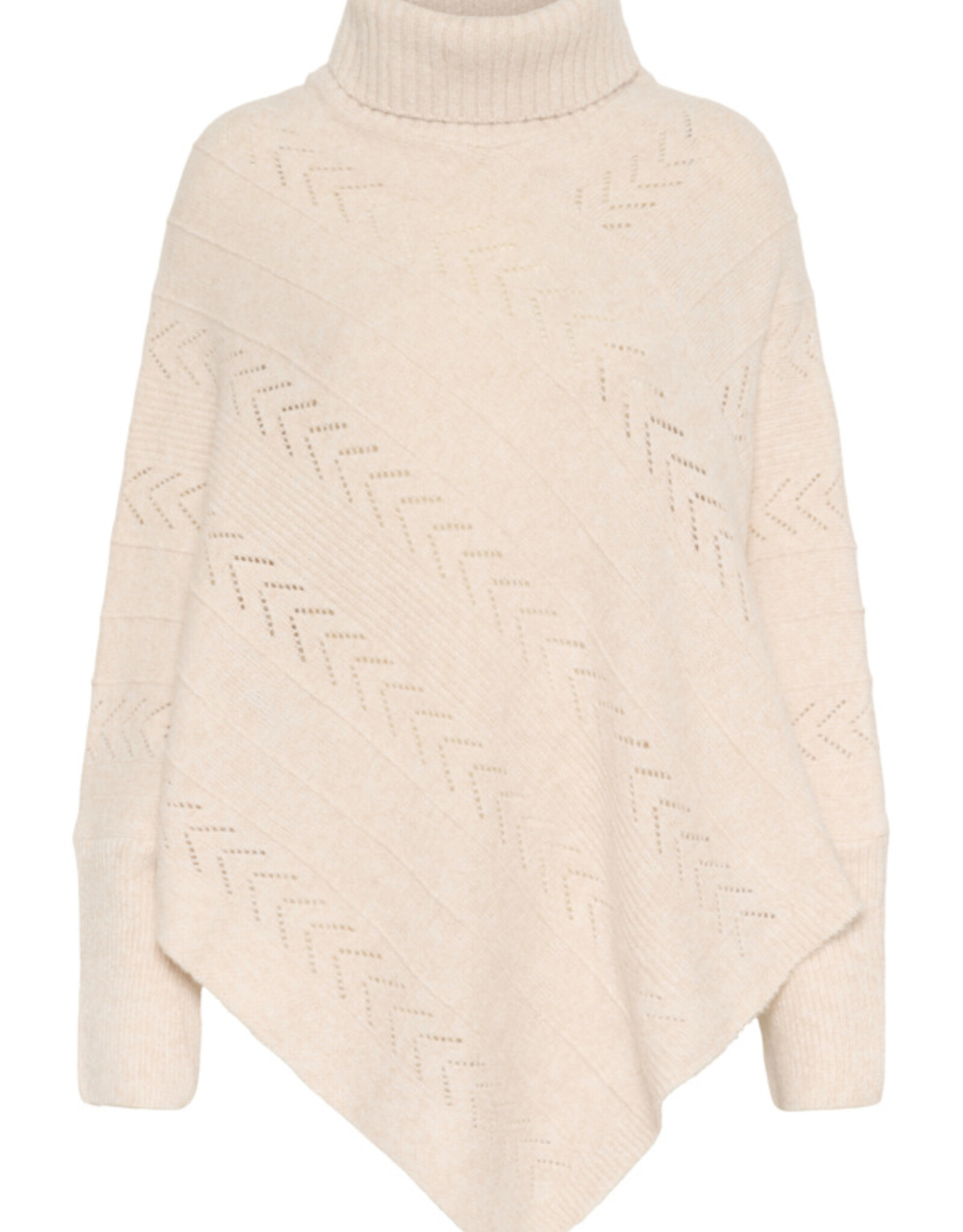 Cream Cream - CRHoliday  Poncho  Col roulé FW25
