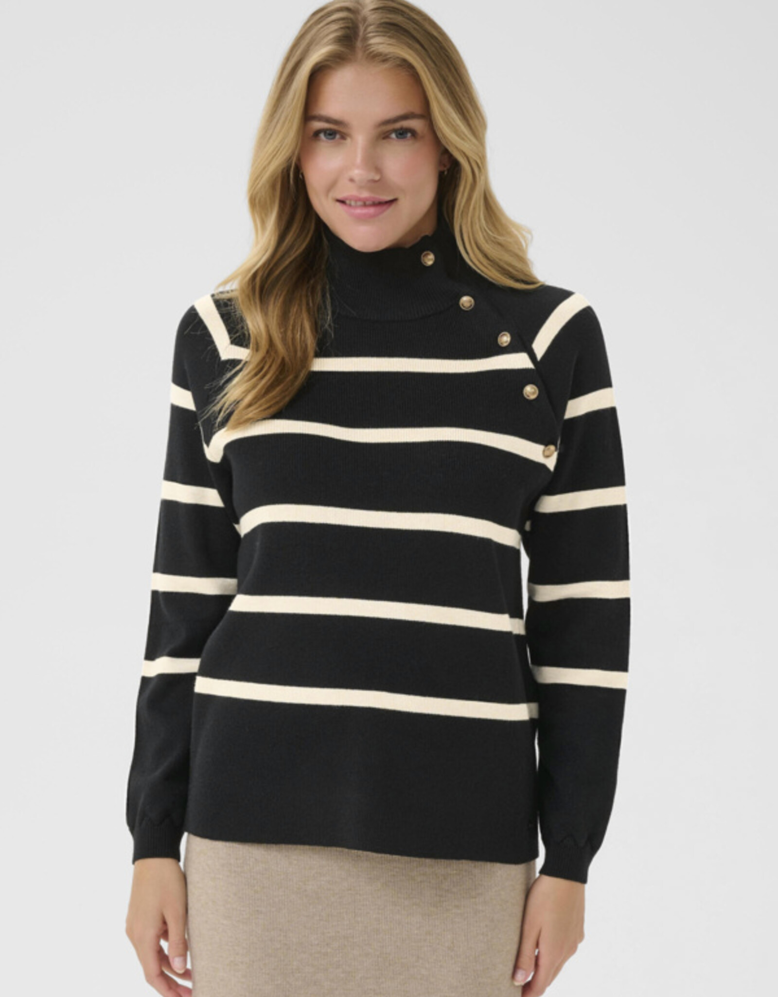 Cream Cream - CRDela Button Chandail FW25