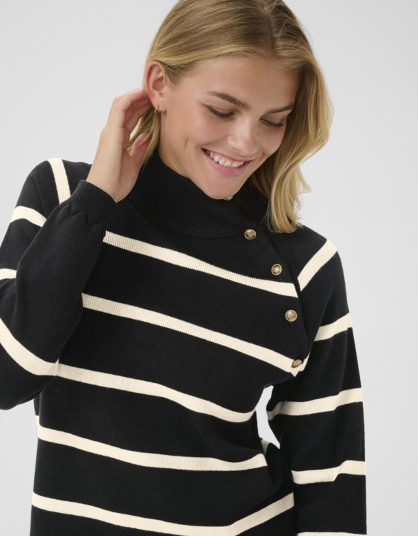 Cream Cream - CRDela Button Chandail FW25