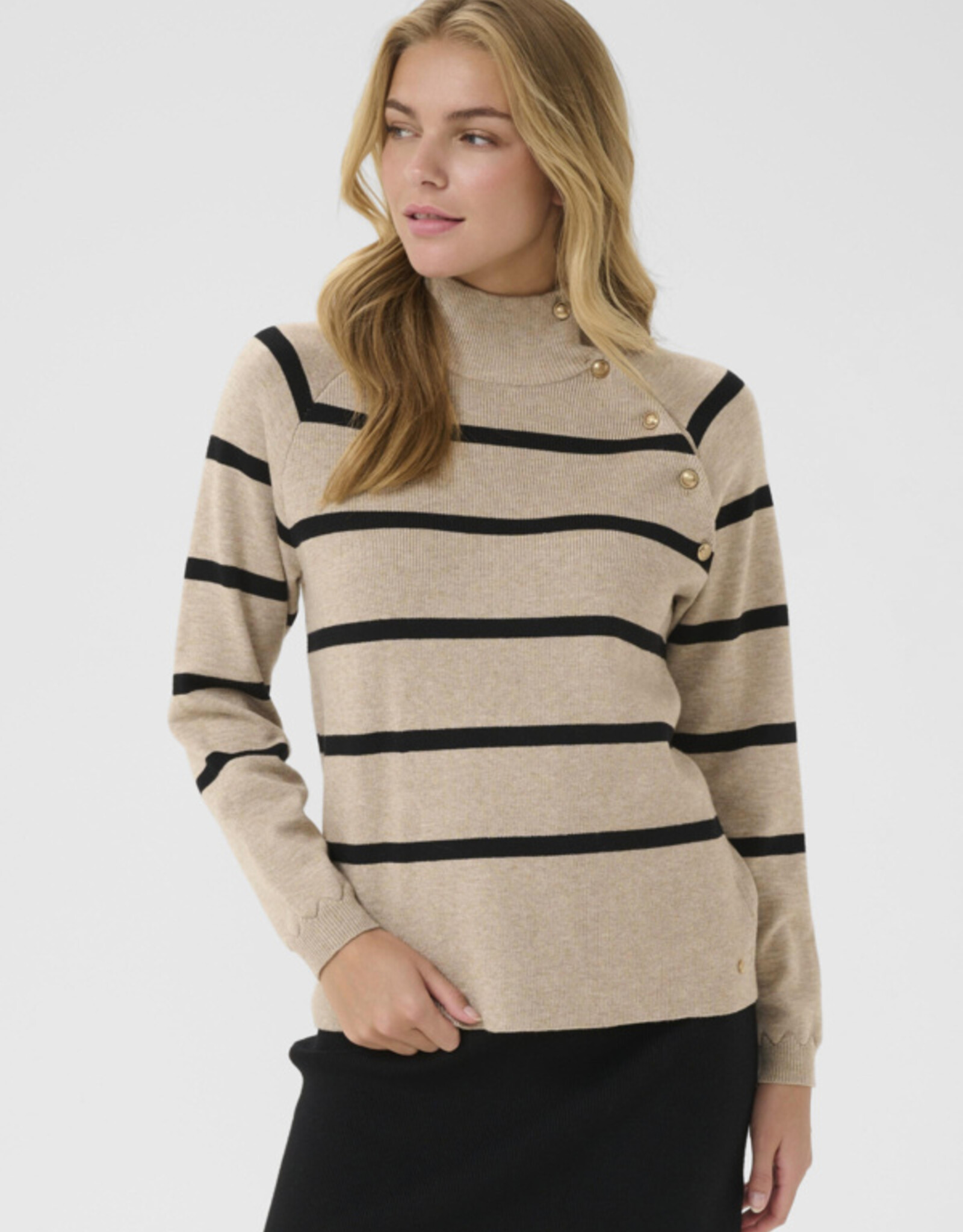Cream Cream - CRDela Button Chandail FW25
