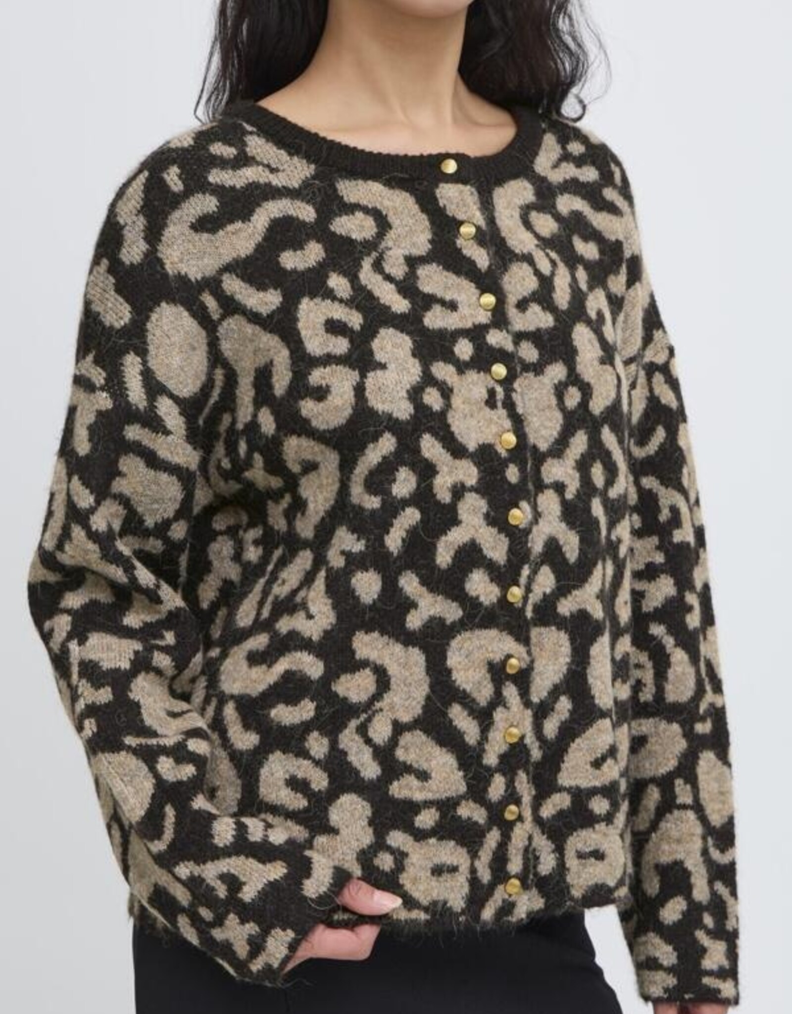 ICHI Ichi- Ihkamara ca15 Cardigan FW25