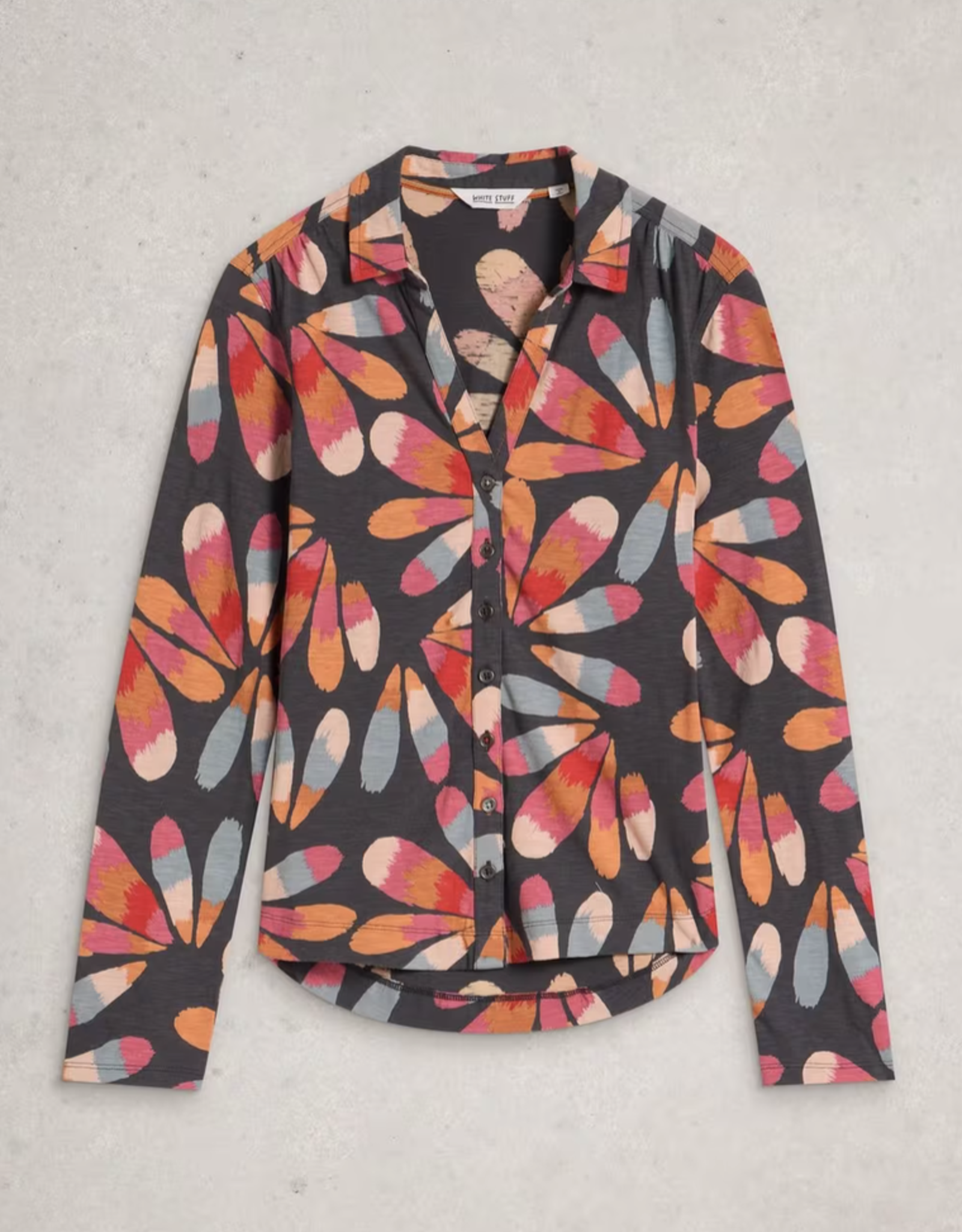 White Stuff White Stuff- 444331 Annie Jersey chemise FW25