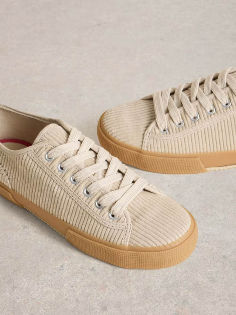 White Stuff 444164 Pippa cord Sneaker
