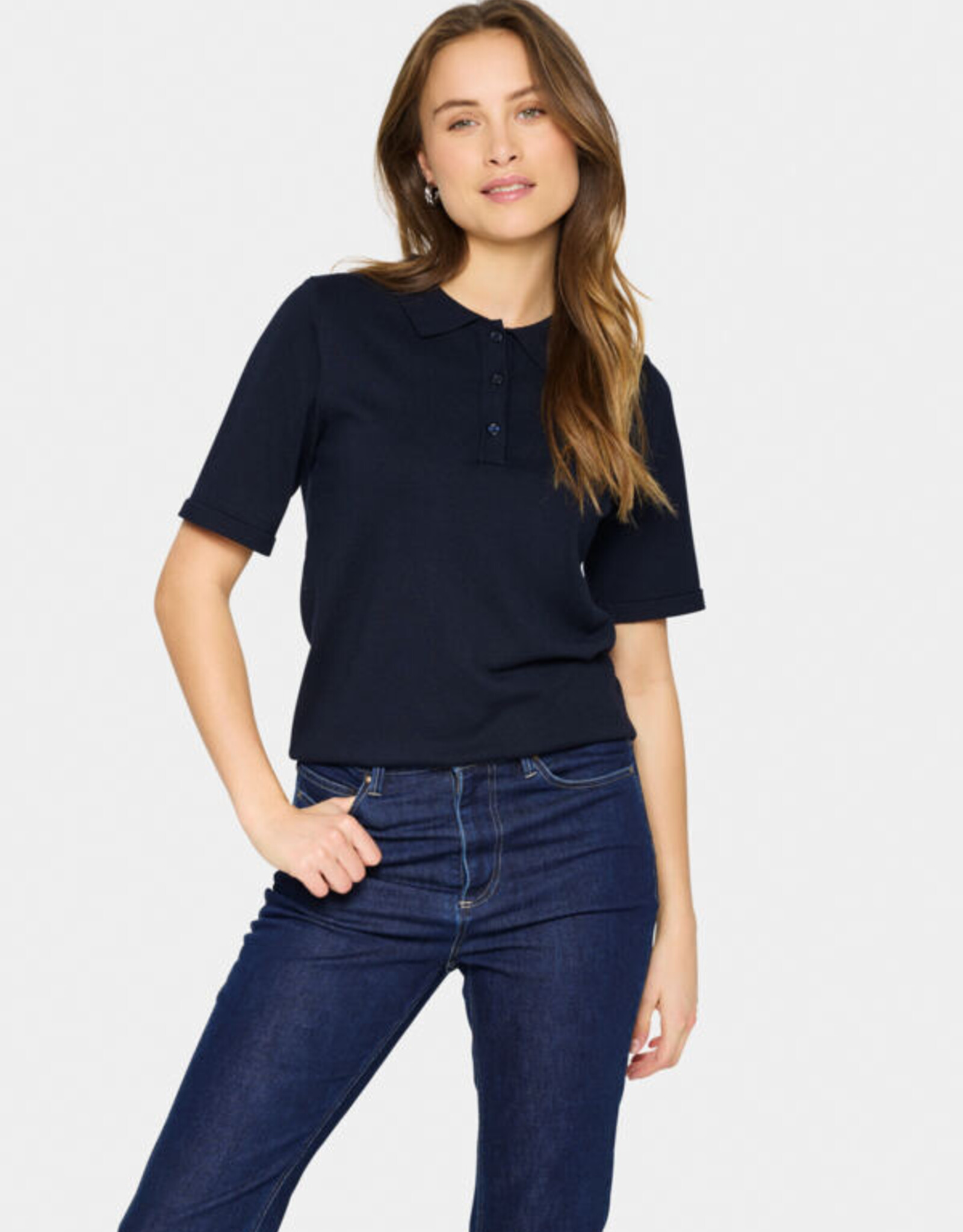 Saint-Tropez Saint Tropez - MilaSZ  Short Sleeve Pullover FW25