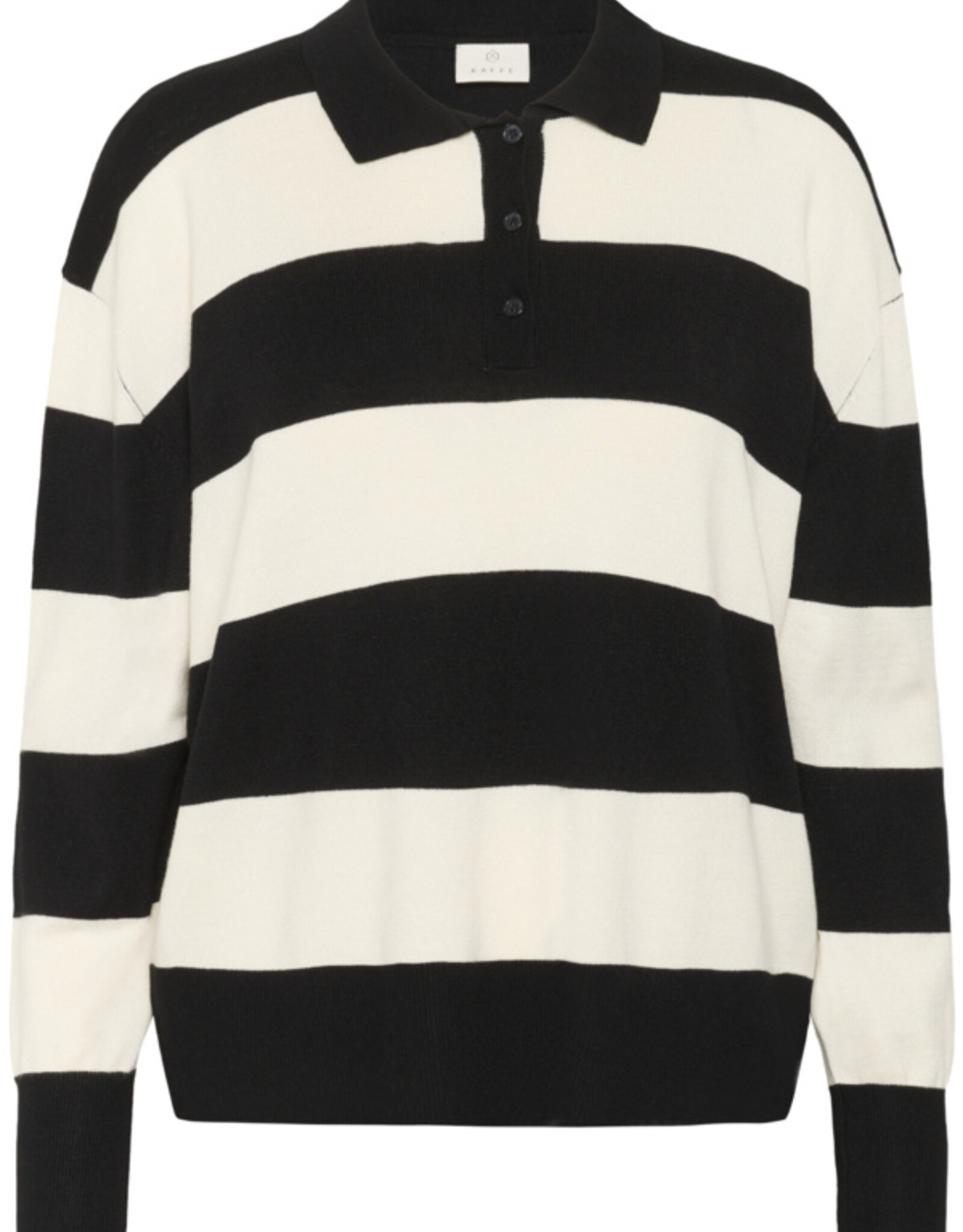 Kaffé Kaffe - KAlizza Striped Polo Pullover FW25