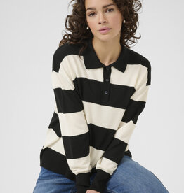 Kaffé Kaffe - KAlizza Striped Polo Chandail FW25