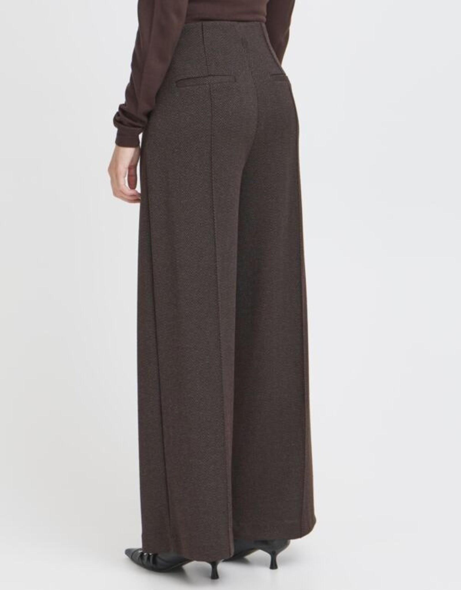 ICHI ICHI -  IHKATE JACQUARD PANT FW25
