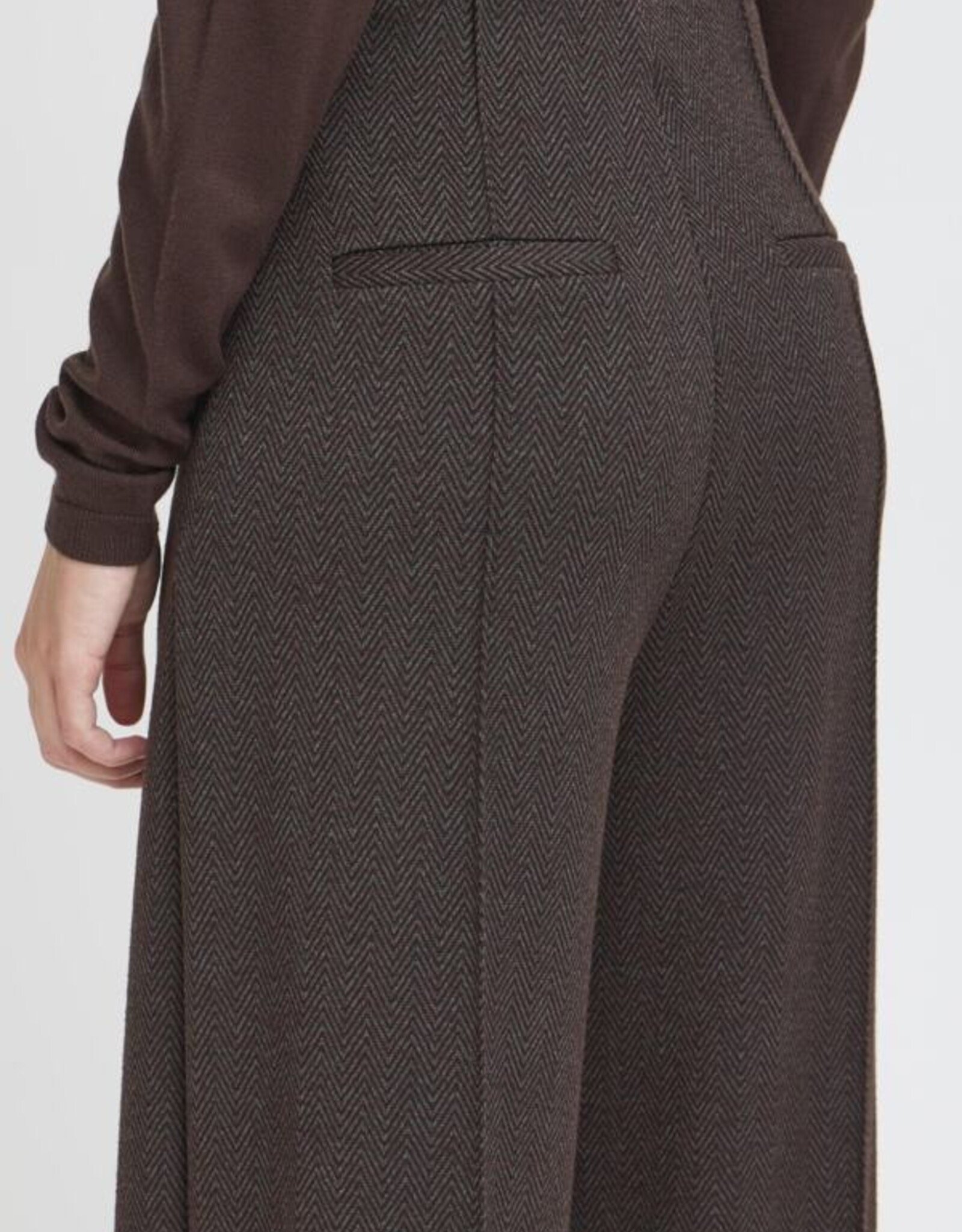 ICHI ICHI -  IHKATE JACQUARD PANT FW25