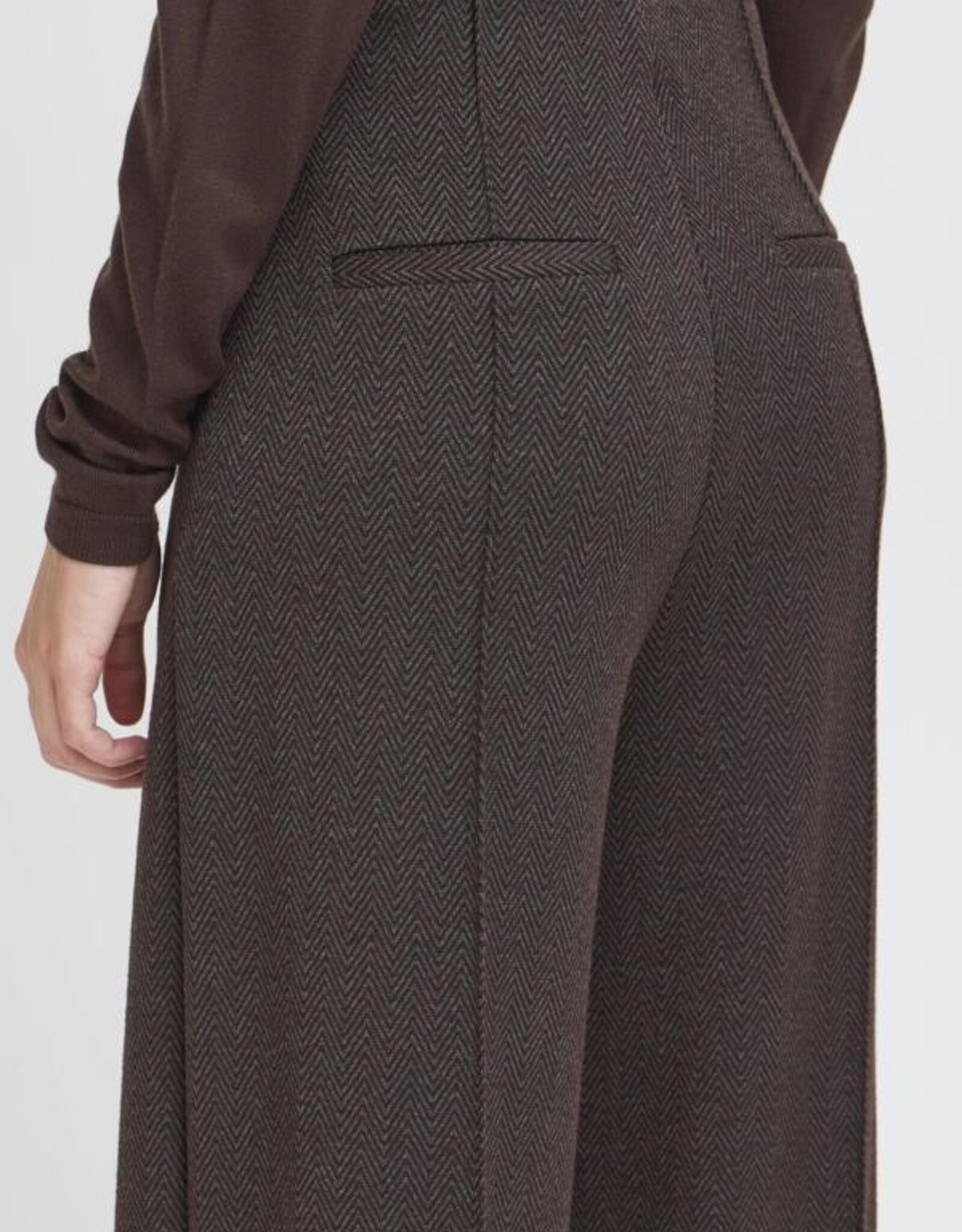 ICHI ICHI -  IHKATE JACQUARD PANTALON FW25