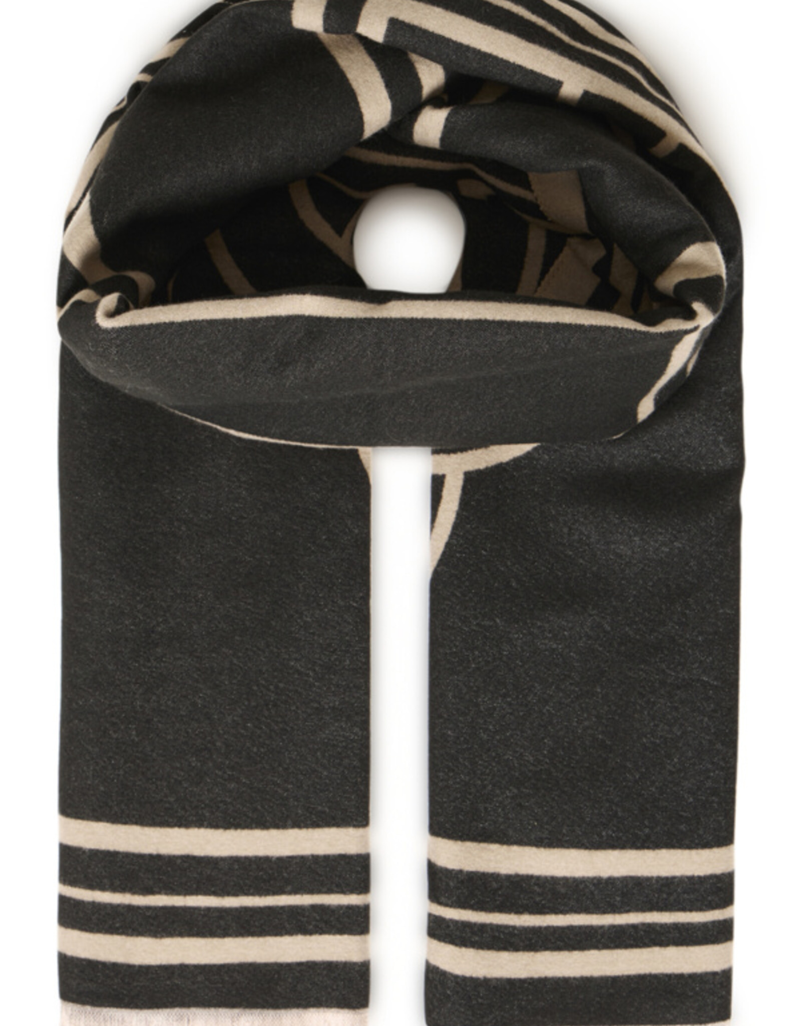 b.young- Byvibi logo scarf FW25