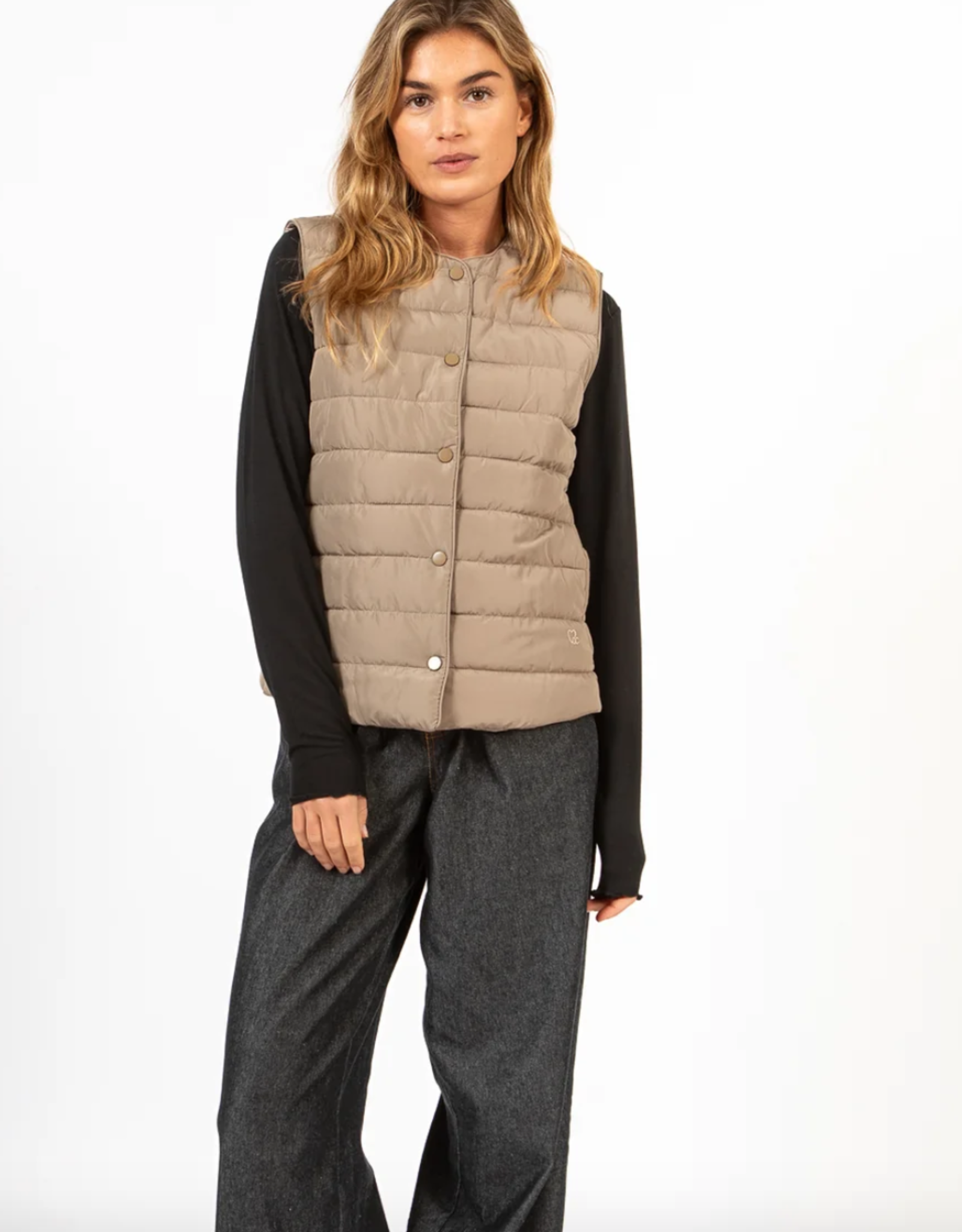 CC Heart CC Heart - Asta Quilted Vest FW25