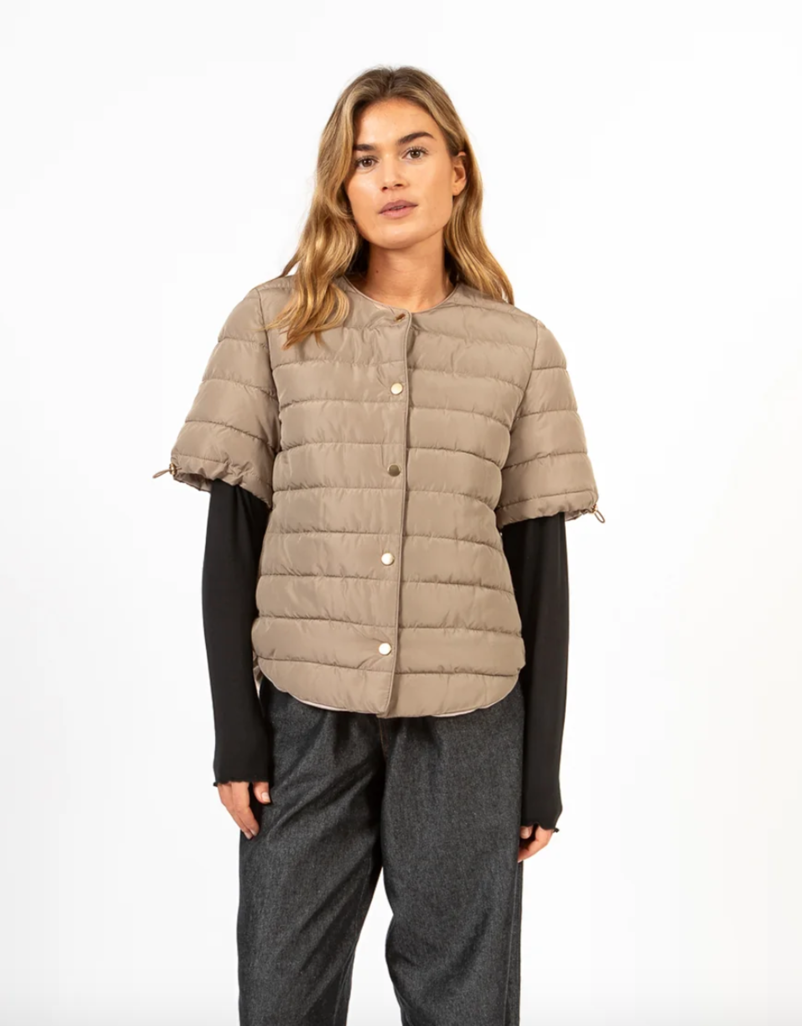 CC Heart CC Heart - ASTA Quilted Short Sleeve Jacket FW25