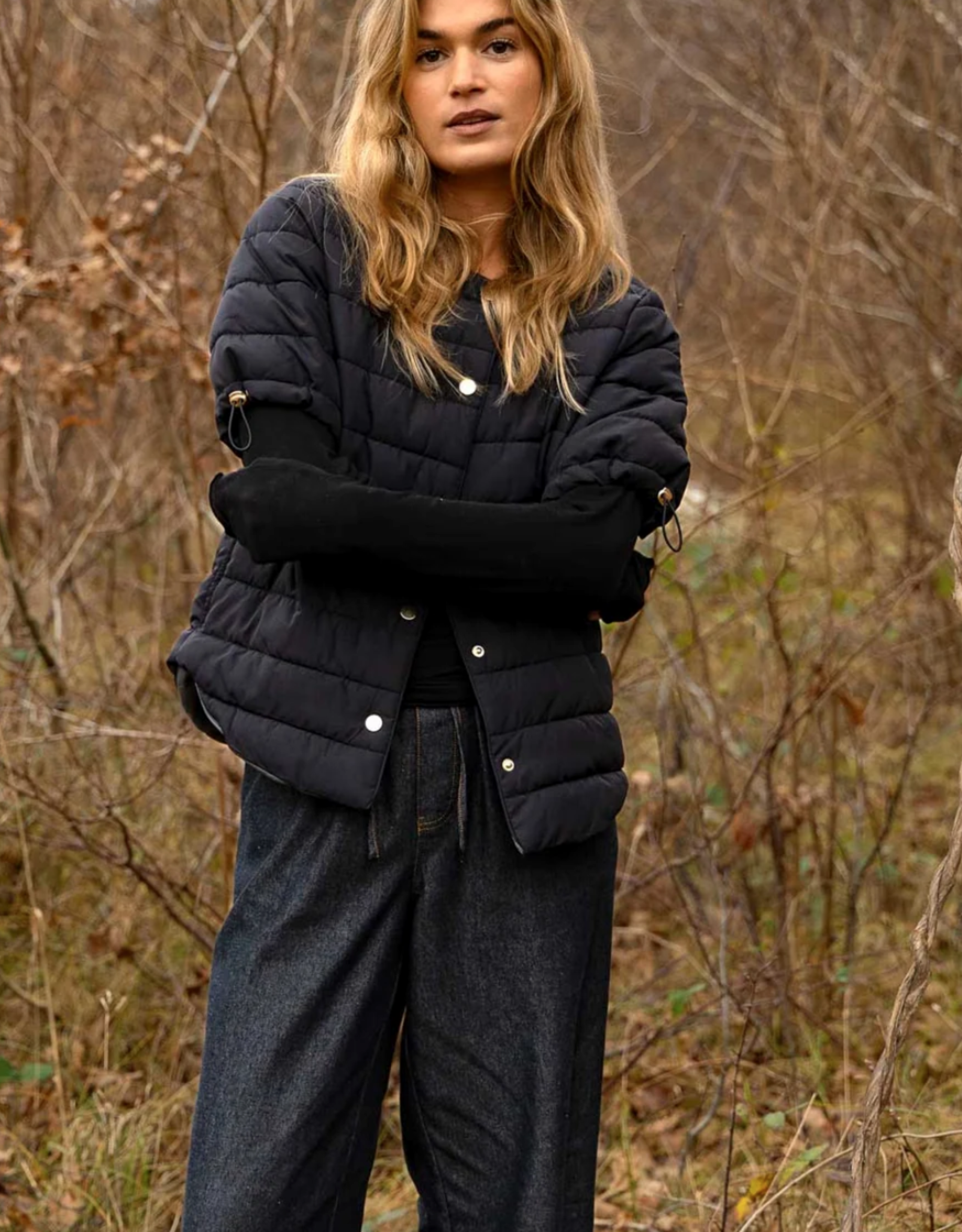 CC Heart CC Heart - ASTA Quilted Short Sleeve Jacket FW25