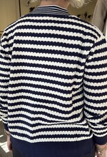 Pistache Pistache - F-242198B  Wave Knitted Cardigan FW25 Pistache Pistache - F-242198B  Wave Knitted Cardigan FW25