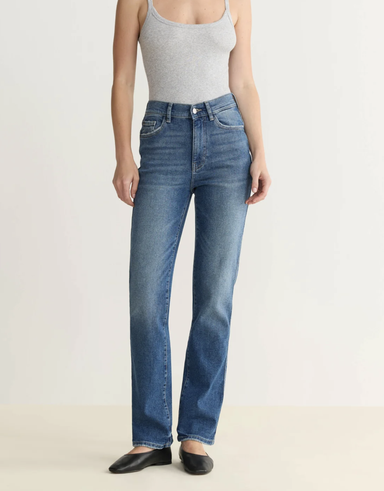 Warp + Weft Warp + Weft- Ase  High Rise straight jeans FW25