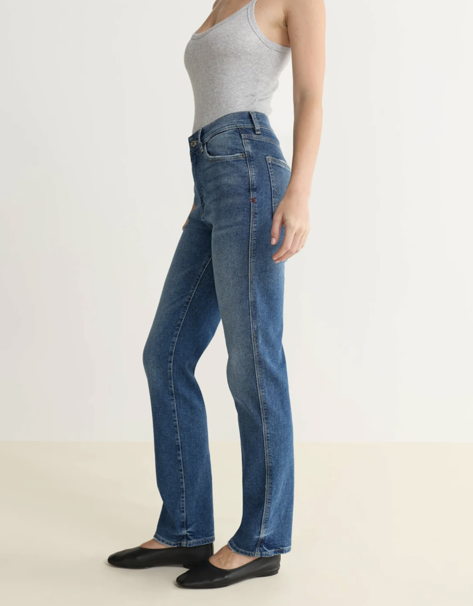 Warp + Weft Warp + Weft- Ase  High Rise straight jeans FW25