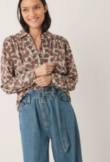 Indi & Cold Indi & Cold - VI25AD201 Crepe Cotton Blouse FW25