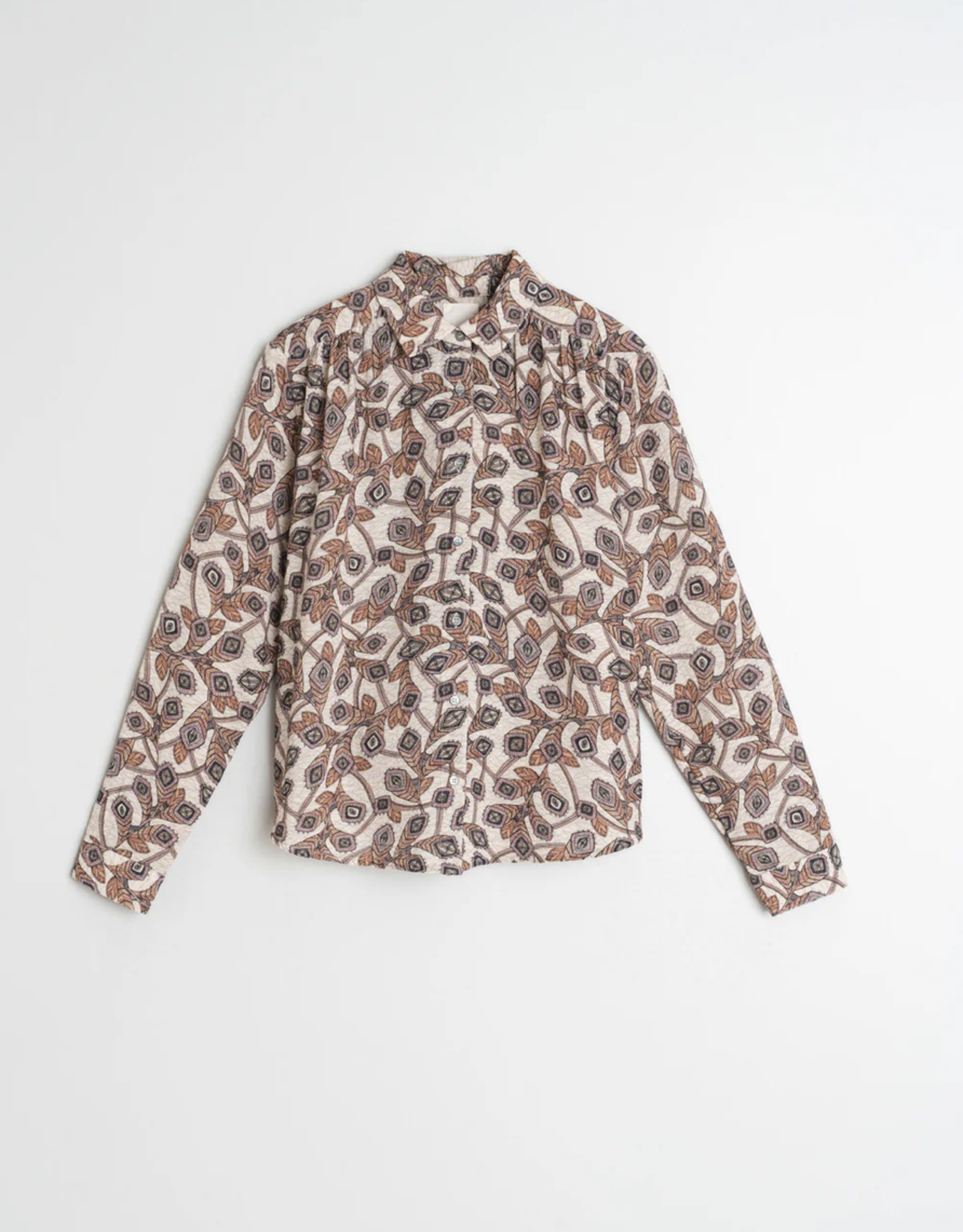 Indi & Cold Indi & Cold - VI25AD201 Crepe Cotton Blouse FW25